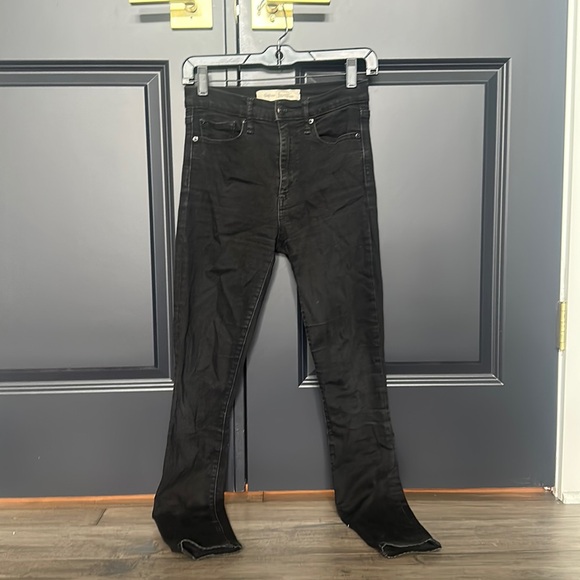 GAP True Skinny Super High Rise Black Jeans - Picture 1 of 5